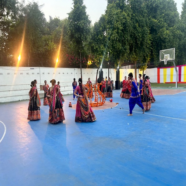 Annual alumni meet over garba and dandiya raas